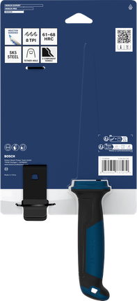 Máy cưa thạch cao Bosch 150 mm với lưỡi thép SK5, 8 răng/inch.